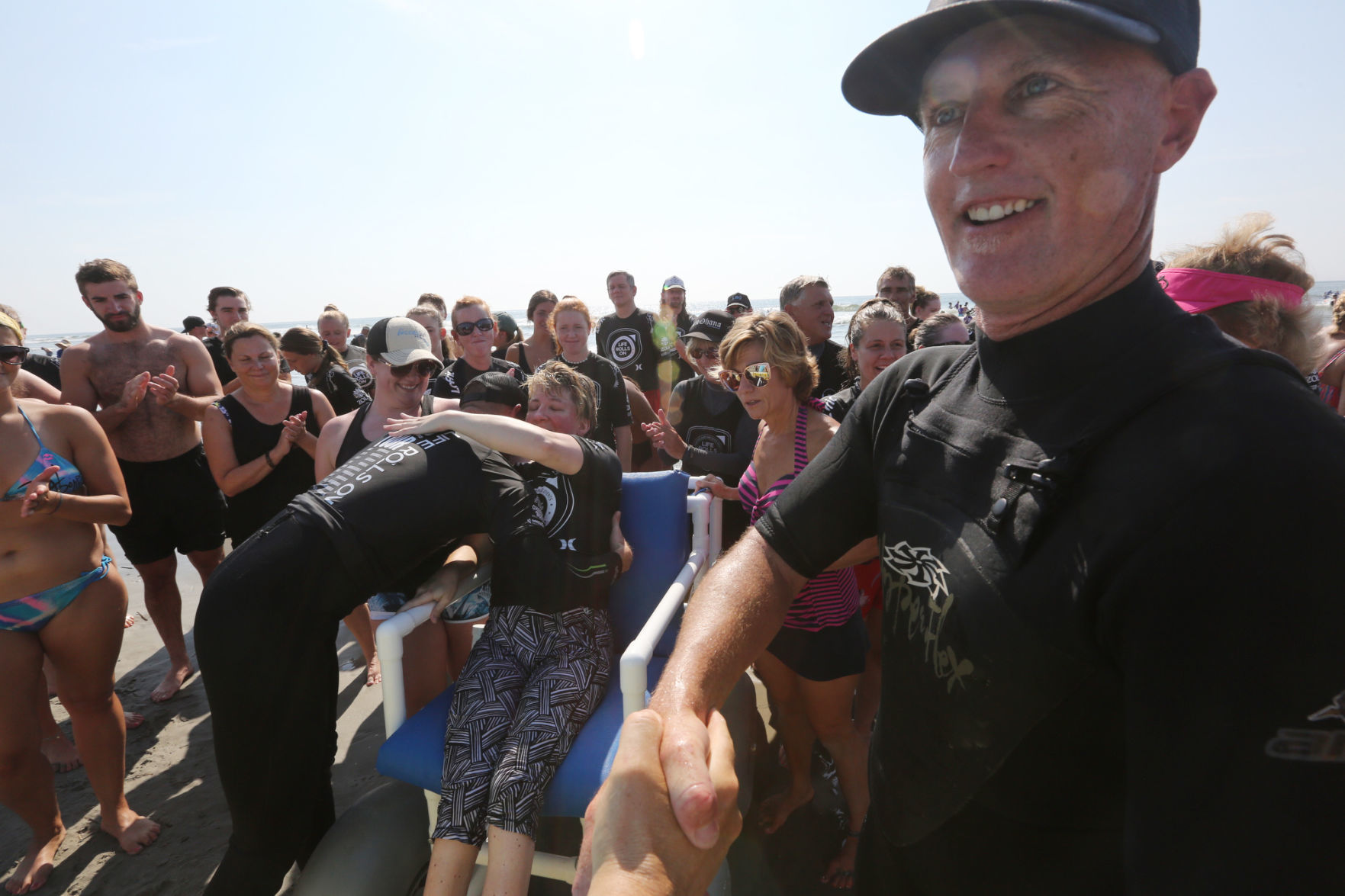 Life Rolls On surfing in Wildwood